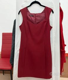 Abito Tubino Rosso Borgogna Oodji Ultra