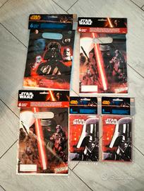 Star wars guerre stellari inviti compleanno bimbo