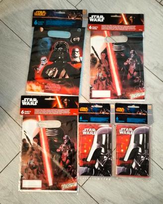 Star wars guerre stellari inviti compleanno bimbo