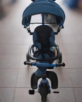 Triciclo per bambini con maniglione genitore 