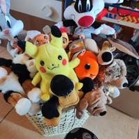 Peluche Nemo bugs bunny Paperino Willy il coyote