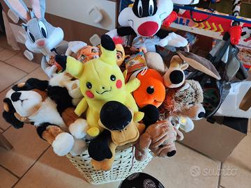Peluche Nemo bugs bunny Paperino Willy il coyote