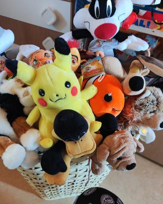 Peluche Nemo bugs bunny Paperino Willy il coyote