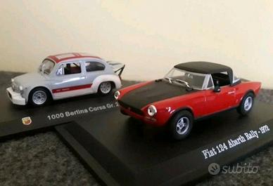 Modellini Fiat Abarth 1/43 Hachette 