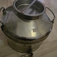 Contenitore Olio Acciao Inox - Sansone 25 Litri