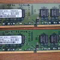 2 moduli di RAM Kingston modello KVR800D2N6/1G