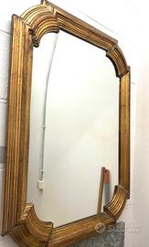SPECCHIO IN LEGNO DORATO