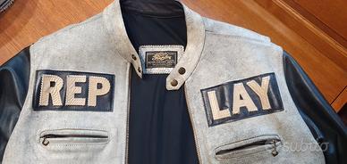 replay giacca in pelle