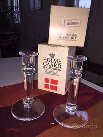 Coppia di candelieri Holmegaard Jupiter