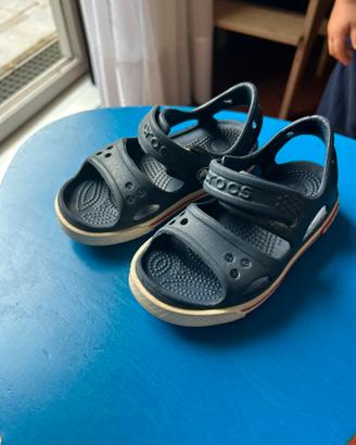Sandali bambino bambina 24/25 CROCX gomma blu C8