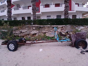 Carrello per trasporto barca