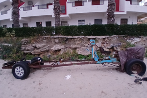 Carrello per trasporto barca