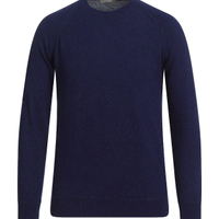 ANDREA FENZI Nuovo PULLOVER/FELPA Navy Blu 52 €165