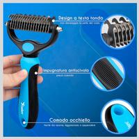 Spazzola Cane Gatto Pelo Lungo Colore verde