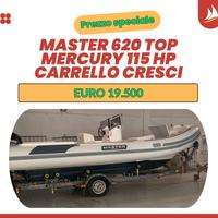 Master 620 top-mercury 115 hp-carrello Cresci