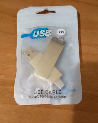 chiavetta otg 2 Tb-usb 3.1 nuova