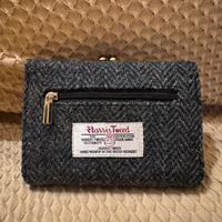 Harris Tweed Portafoglio Portamonete Lana Scozzese