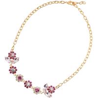 Collana fiori placcata oro 925 si e collana