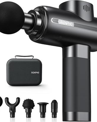 Pistola da Massaggio con 5 Teste Sostituibili