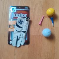 Set Golf Junior - Guanto FootJoy + Palline e Tee