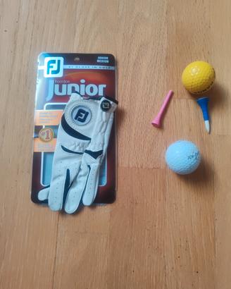 Set Golf Junior - Guanto FootJoy + Palline e Tee