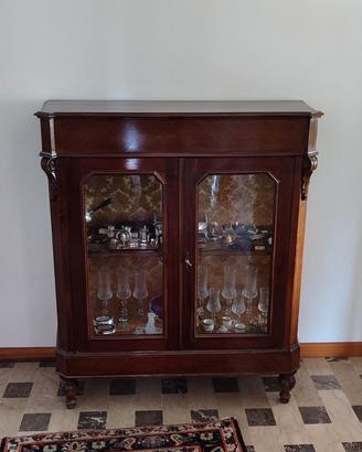 Vetrinetta d'epoca in legno
