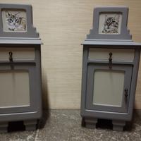 Coppia di comodini vintage