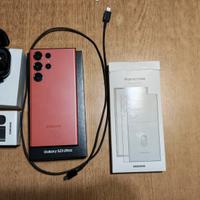 Samsung Galaxy s23 ultra 512gb Red caricatore