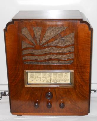 Radio a valvole antica francese del 1934 FUNZIONA