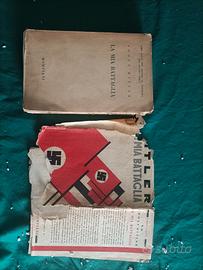 Libro vintage LA MIA BATTAGLIA Adolfo Hitler