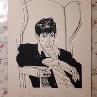 Stampa Dylan Dog autografata da Stano