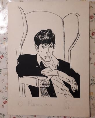 Stampa Dylan Dog autografata da Stano