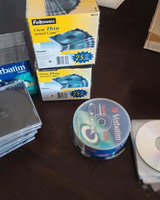 CD-R Verbatim e custodie