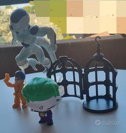 lotto giocattoli da collezione freezer joker 
