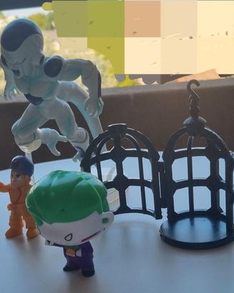 lotto giocattoli da collezione freezer joker 