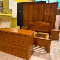 Camera matrimoniale color noce completa