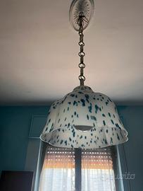 Lampadario con campana in plastica