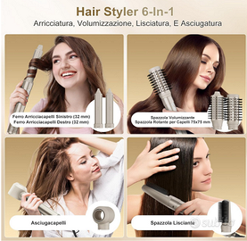 Stylers Capelli 6 in 1 - Oro/Argento