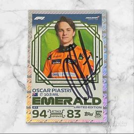 card da collezione autografata 