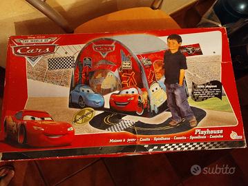 Playhouse CARS Saetta McQueen+tappeto gioco pista