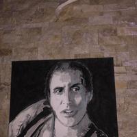 QUADRO DIPINTO ''ADRIANO CELENTANO'' FIRMATO