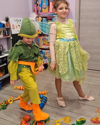 Vestito di carnevale trilli Disney 7 8 anni