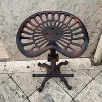 Sgabello Industriale Vintage