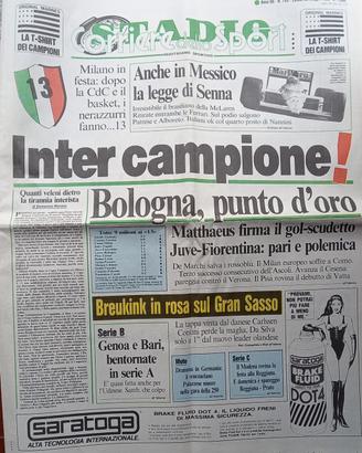 Lo Scudetto dei Record. 28 maggio 1989.