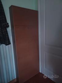 scarpiera in ciliegio