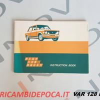 Libretto Uso e Manutenzione-Fiat 128 Rally
