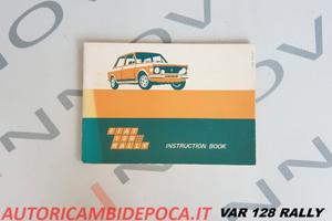Libretto Uso e Manutenzione-Fiat 128 Rally