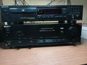 ampli sony f311r cd  cdp 395