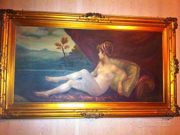 GRANDE QUADRO AD  OLIO  SU TELA   , 150 x 85 cm