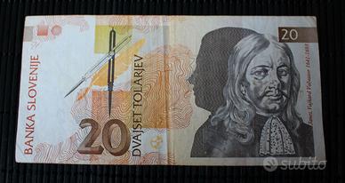 20 Tolarjev 1992 Slovenia banconote